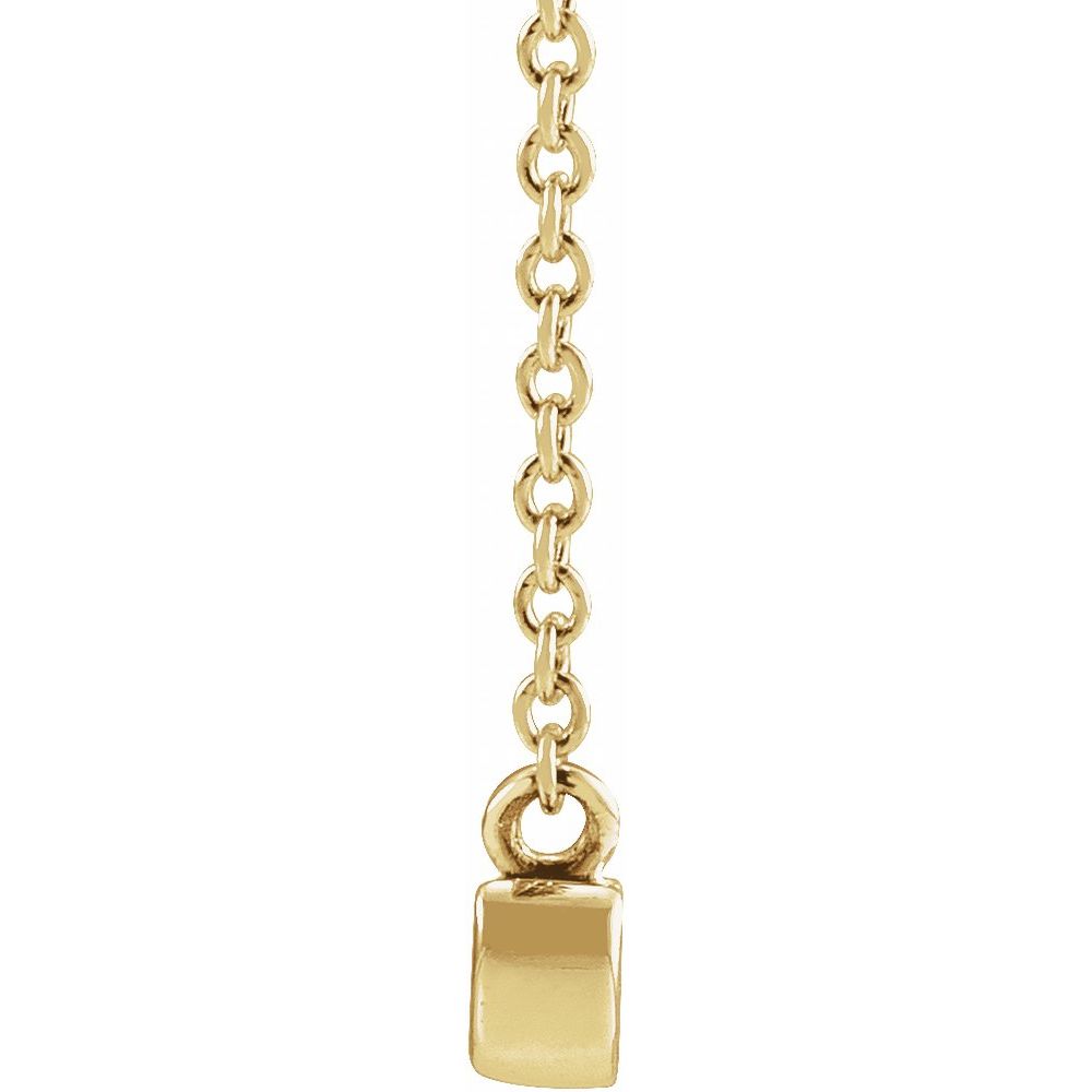 14kt Yellow Gold Mama Script Necklace on 18" Chain (8635796291814)
