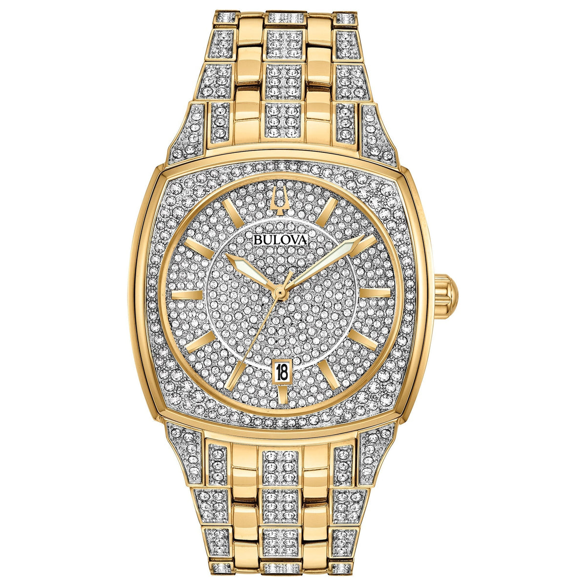 ブローバ Bulova Dress Round Bracelet Watch Amazon.com: Bulova Men's Dress Classic Diamond Watch, 3-Hand Date