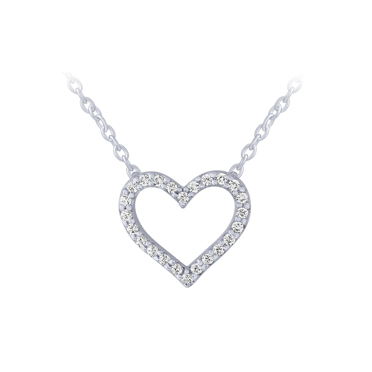 14K 0.07Ct Diamond Heart Pendant Michaels Jewelers