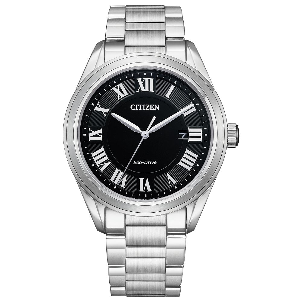 CITIZEN Eco-Drive Dress/Classic Eco Arezzo Mens Stainless Steel (8434913837286)
