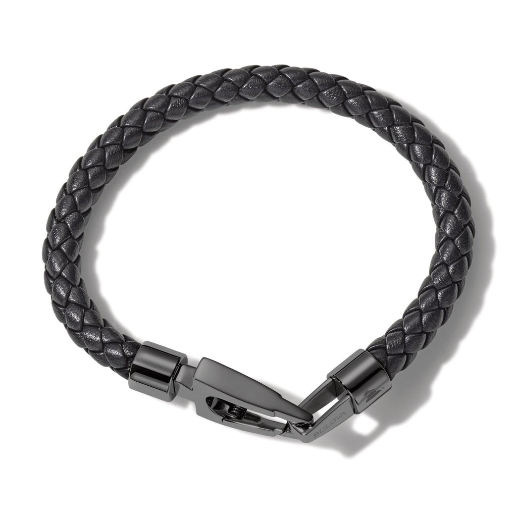 Bulova Leather Bracelet - Large (6565171167387)