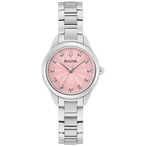 Bulova Stainless Steel Dress/Classic BUL Ladies Watch (8857364431078)