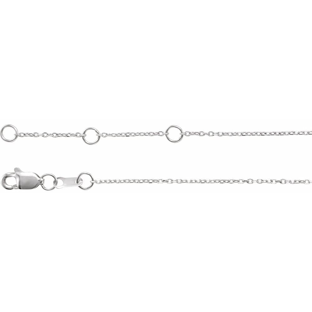Sterling Silver Mama Script Bracelet 6.5-7.5" (8635796750566)
