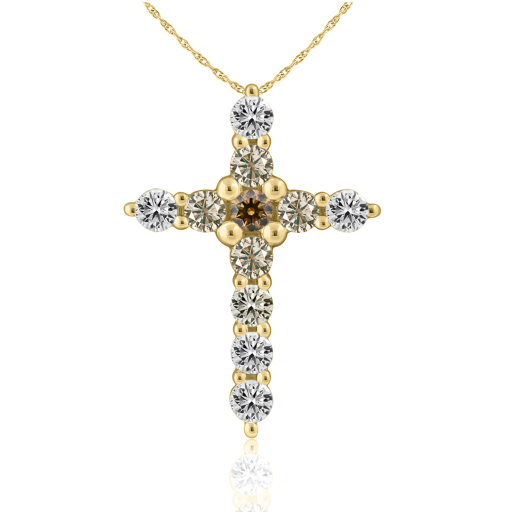 Desert Diamond Cross Pendant