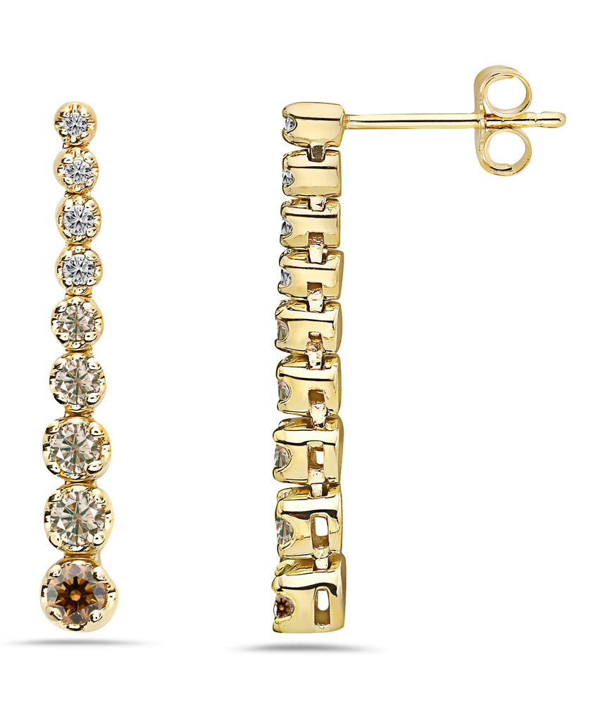 Desert Diamond Dangle Earrings