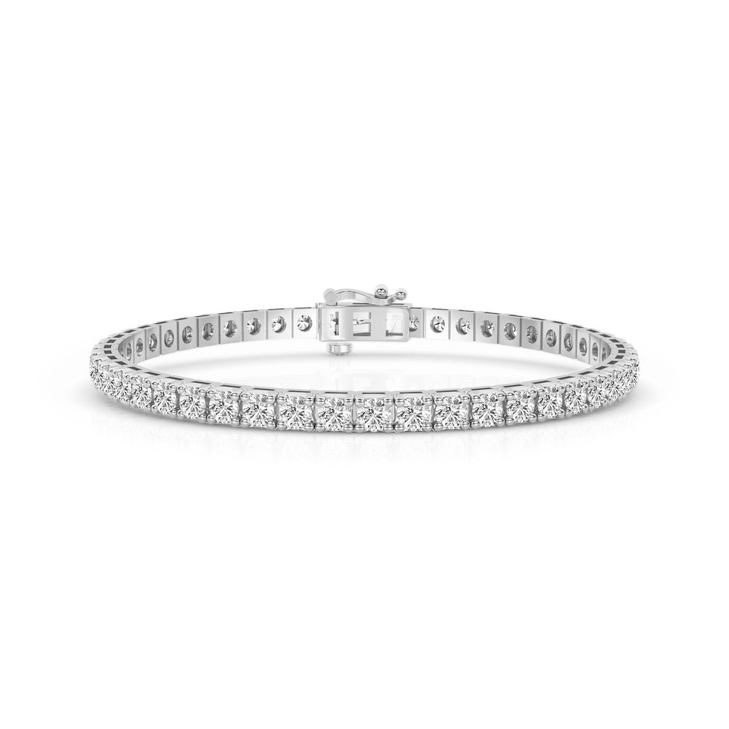 Round Cut Diamond Tennis Bracelet Approx. 6.00cttw