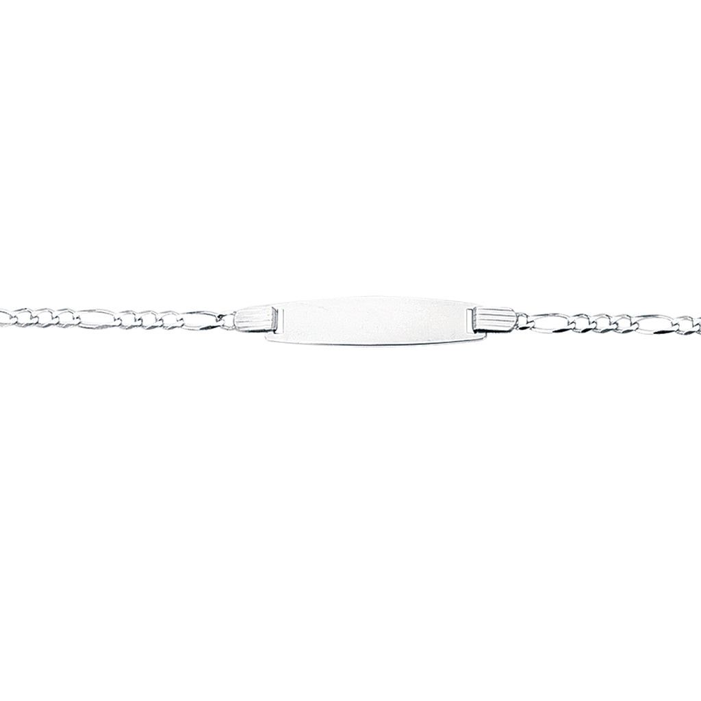 14K Gold Childrens Figaro ID Bracelet (8950795567334)