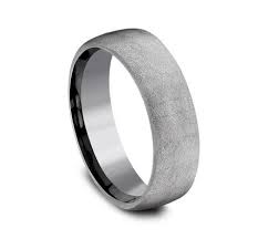 6.5mm Grey Tantalum Swirl Finish Wedding Band (9039387263206)