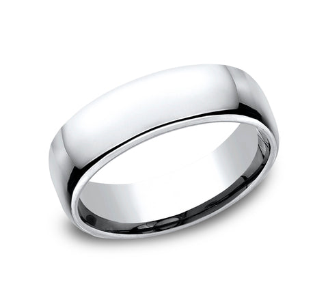 6.5mm Grey Cobalt Satin Finish Wedding Band (9039386444006)
