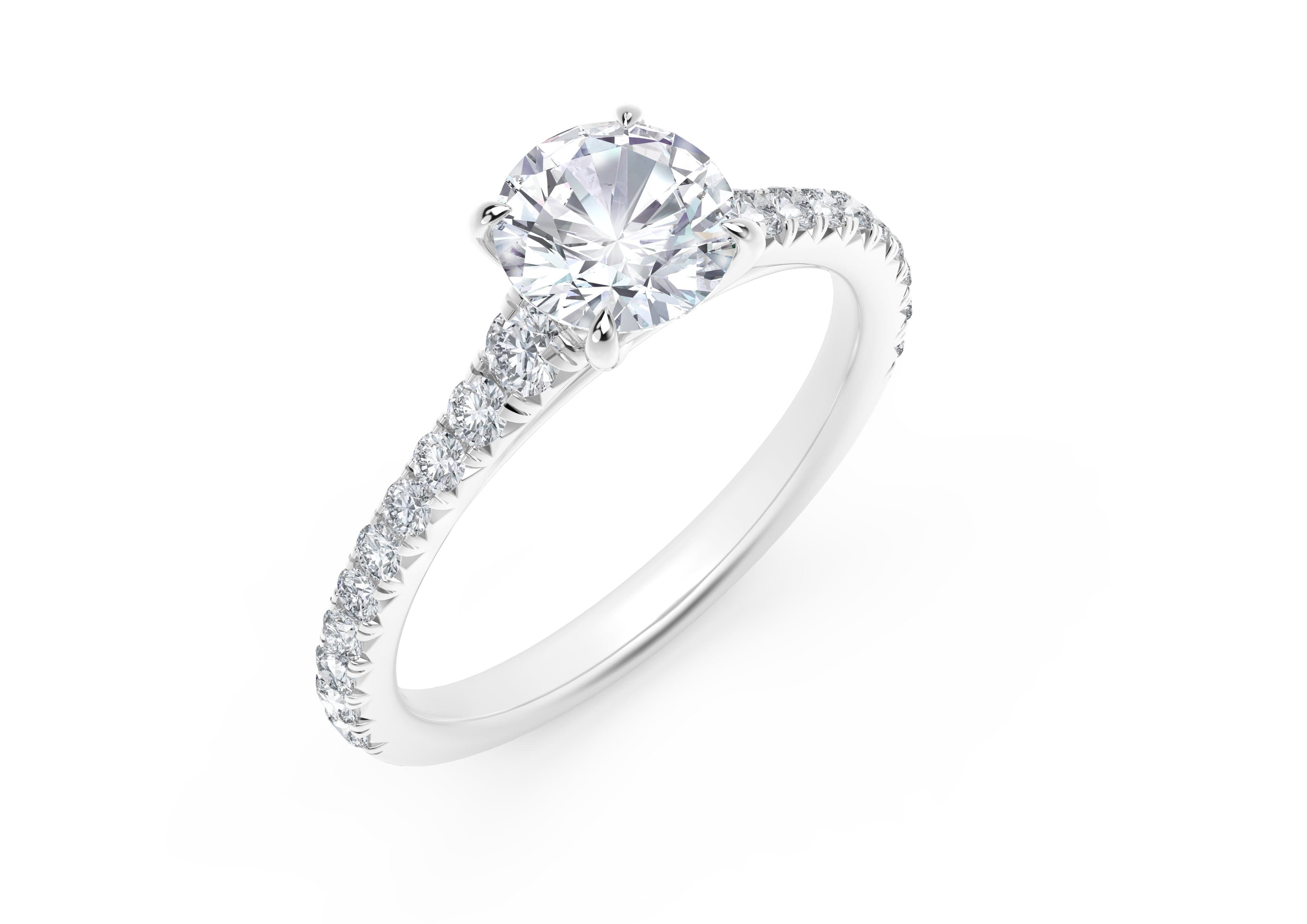 De Beers Forevermark Icon™ Setting Round Engagement Ring