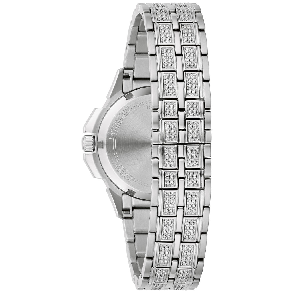 Bulova Dress/Classic Crystal Ladies Watch Stainless Steel (8077820854502)