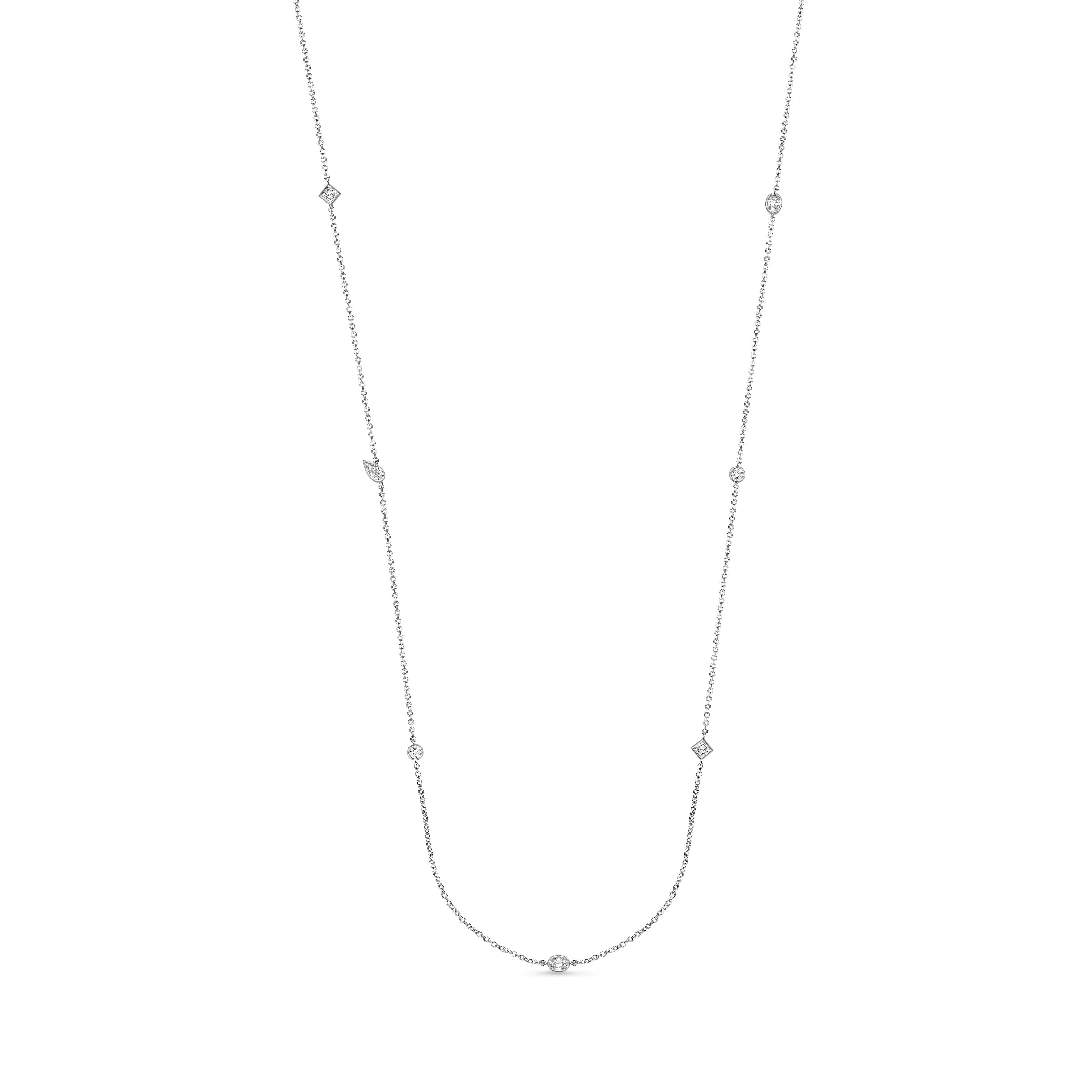 BULGARI Diva's Dream Diamond 18k White Gold Necklace-MTSJ133