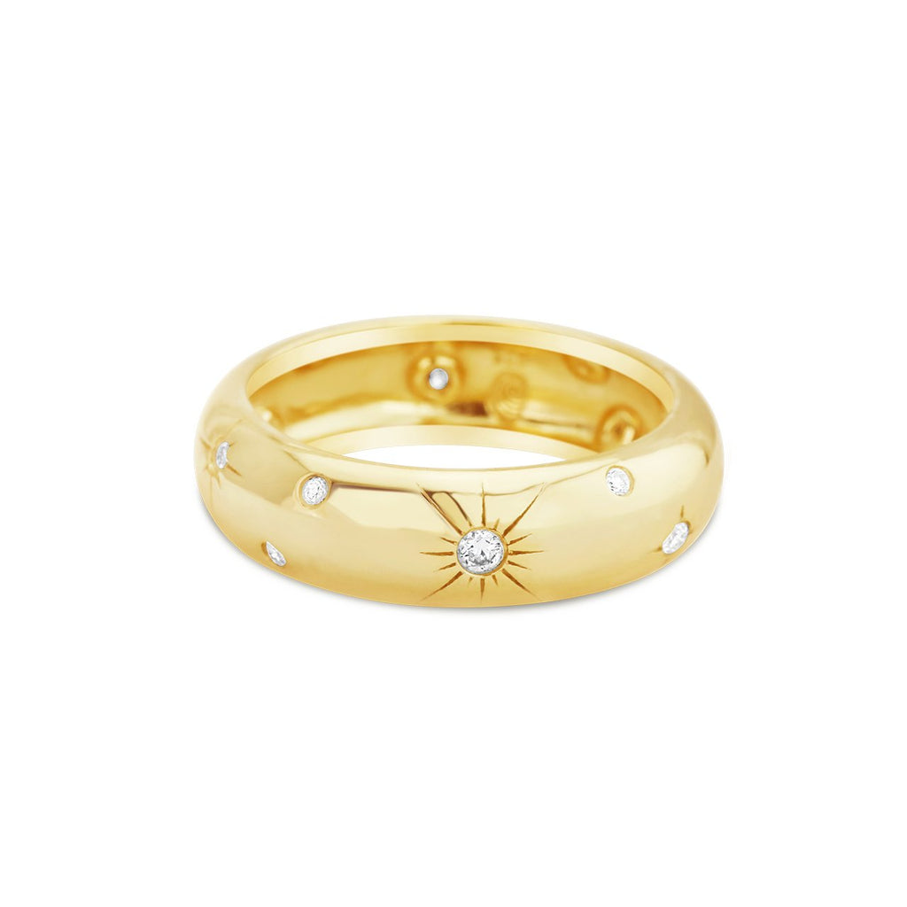 Dune 14K Gold Vermeil Cosmos Ring (6967590617243)