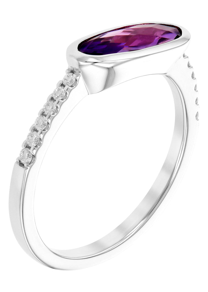 Purple Amethyst Ring (8055263985894)