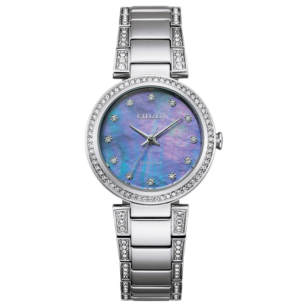 CITIZEN Eco-Drive Dress/Classic Eco Crystal Eco Ladies Stainless Steel (8434911445222)