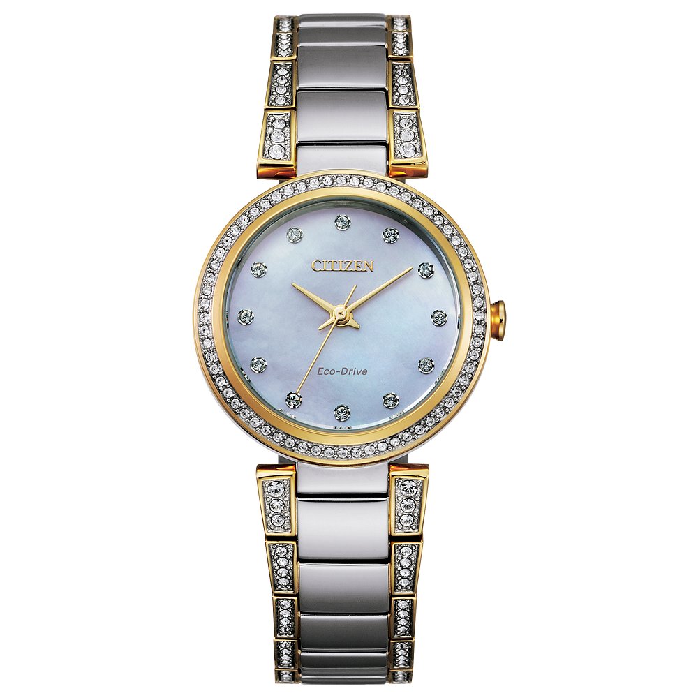 CITIZEN Eco-Drive Dress/Classic Eco Crystal Eco Ladies Stainless Steel (8434909741286)