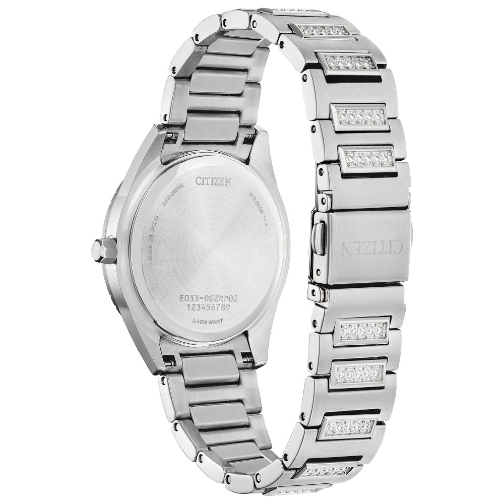 CITIZEN Eco-Drive Dress/Classic Eco Crystal Eco Ladies Stainless Steel (8434915868902)