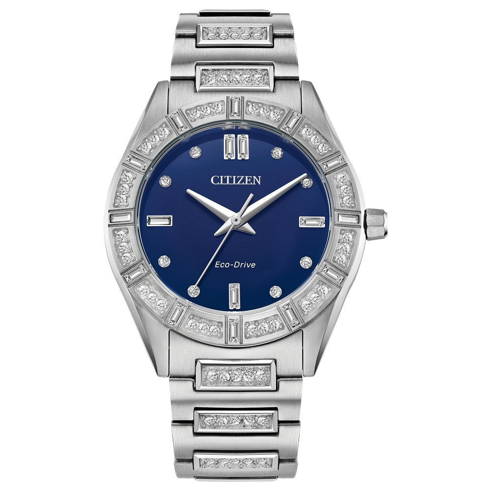 CITIZEN Eco-Drive Dress/Classic Eco Crystal Eco Ladies Stainless Steel (8434915868902)