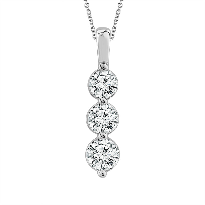 Diamond Fashion Pendant 0.5 ct tw 14k White Gold (8294423593190)