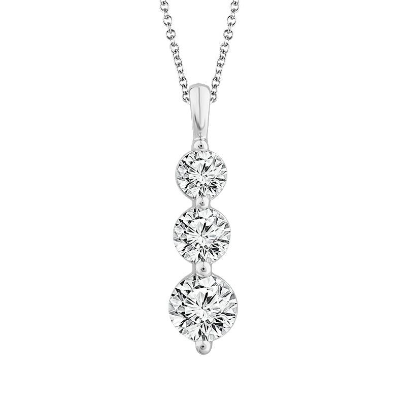Diamond Fashion Pendant 1 ct tw 14k White Gold (8294423560422)