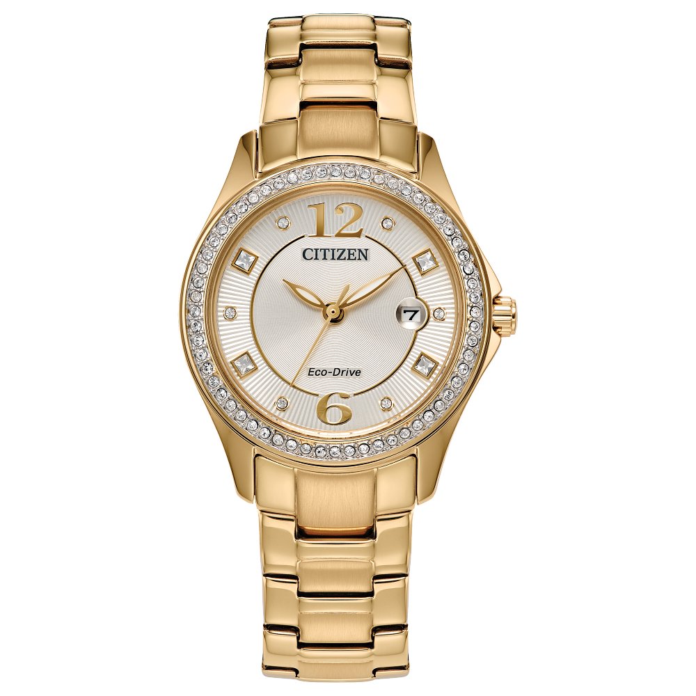 CITIZEN Eco-Drive Dress/Classic Eco Crystal Eco Ladies Stainless Steel (8434910036198)
