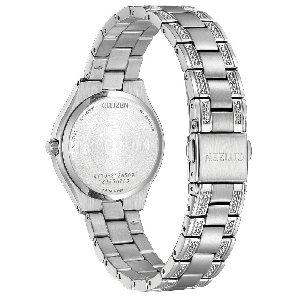 CITIZEN Eco-Drive Dress/Classic Eco Crystal Eco Ladies Stainless Steel (8434910134502)