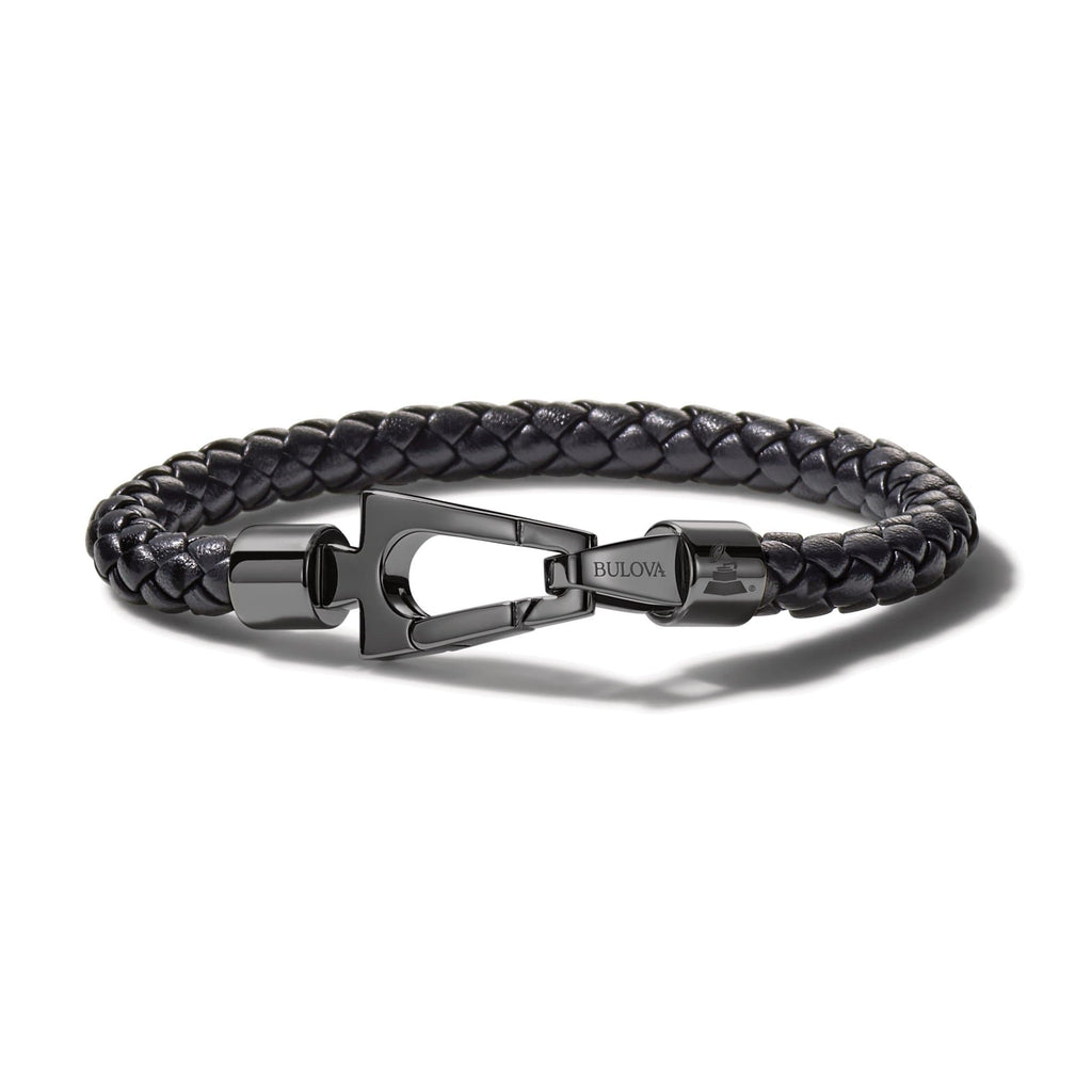 Bulova Leather Bracelet - Large (6565171167387)