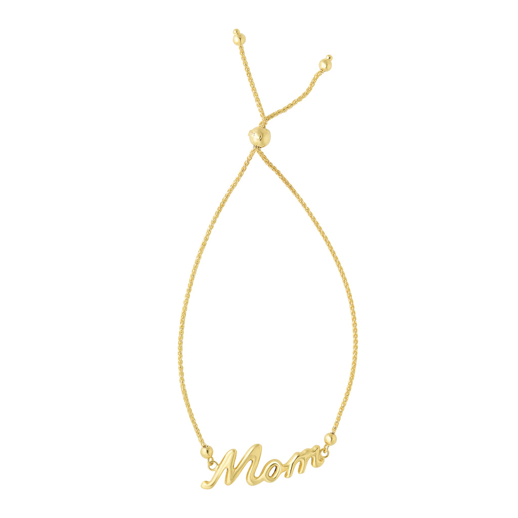 14K Gold Mom Friendship Bracelet (8210052219110)