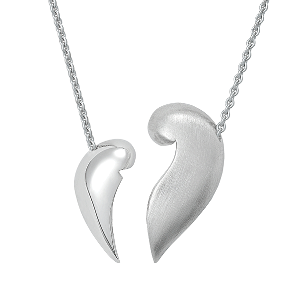 PETRA AZAR "NO GREATER LOVE" STERLING SILVER NECKLACE (4997287673900)