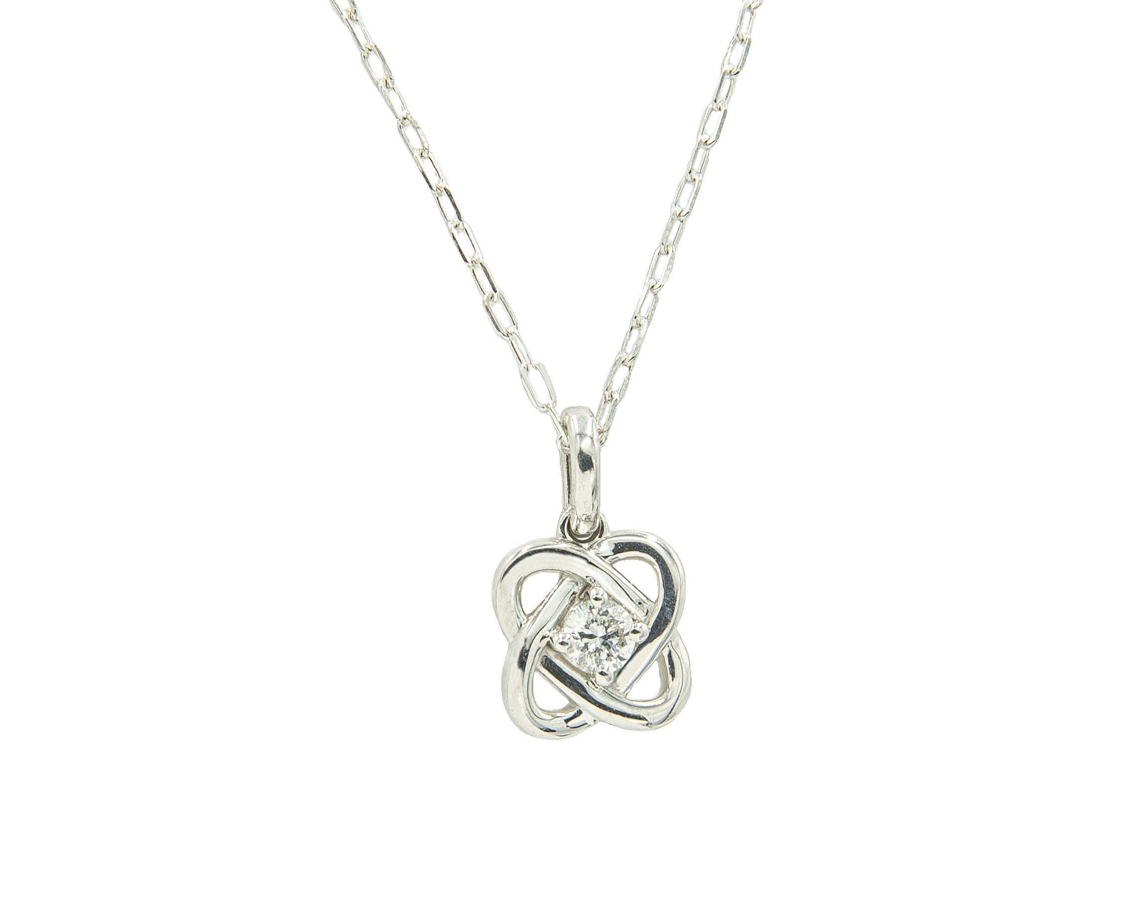 Promise Knot Diamond Pendant | SK Jewellery