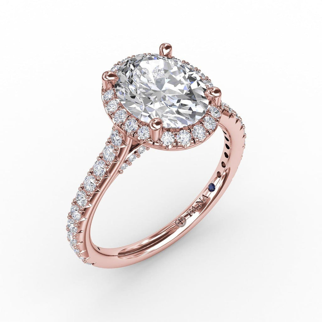 Oval Diamond Halo Engagement Ring With Diamond Band (5552789913755)